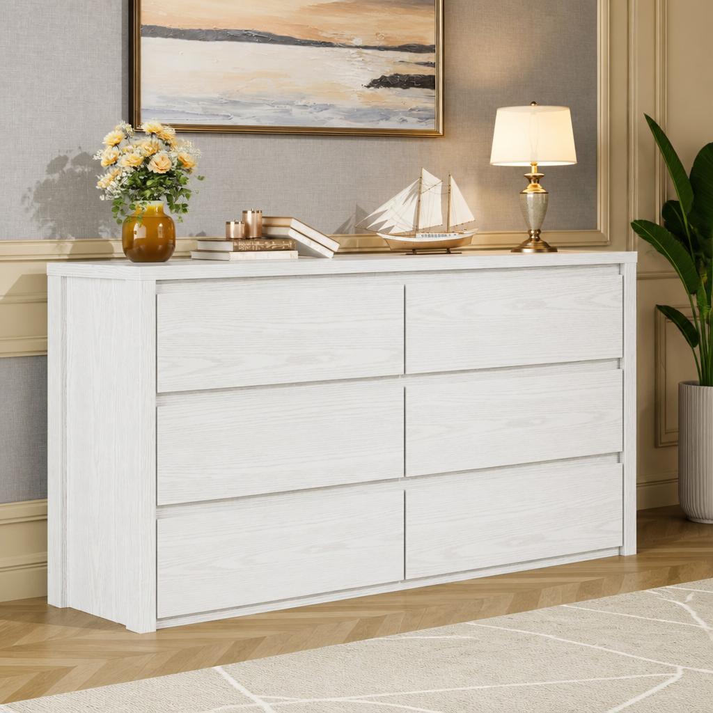 Bedroom Furniture - Nowoczesna komoda z sześcioma szufladami do