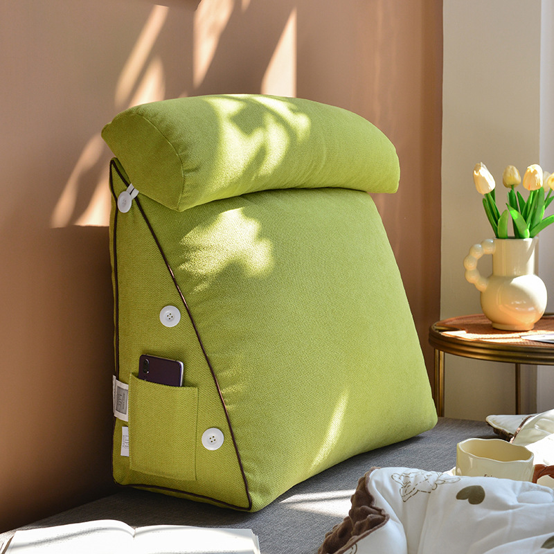 Headboard Cushion Backrest Tatami - 1 szt. Zagłówek tatami trójkątny zagłówek