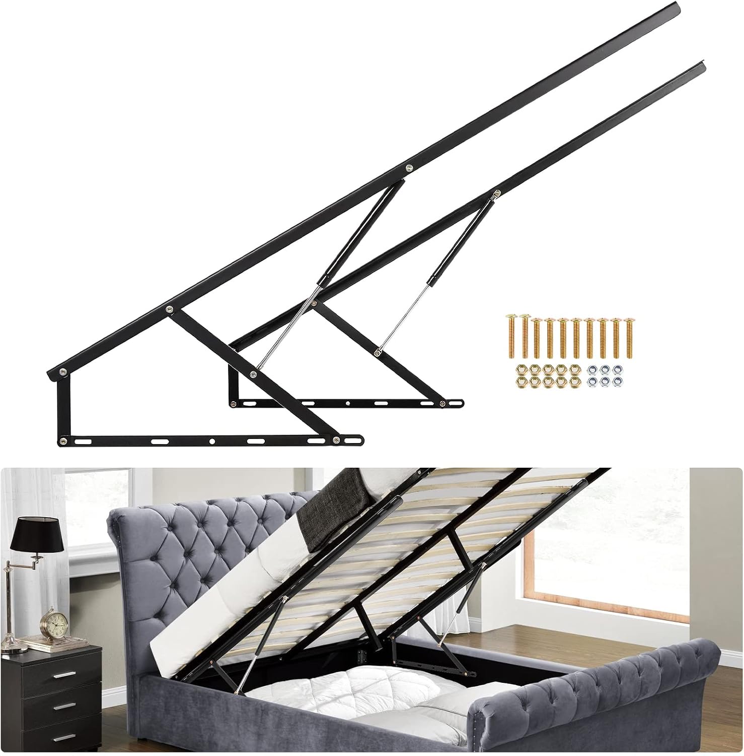 Gas Lift Storage Bed Hydraulic - Mechanizm podnoszenia łóżka o długości 4,6