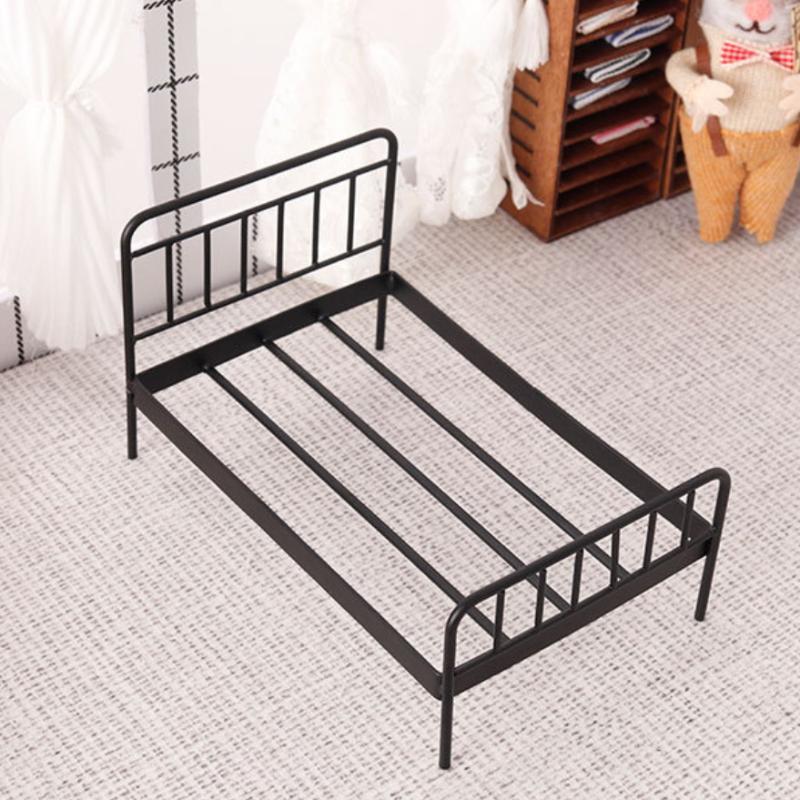 Bedroom Furniture - 1 szt. 1:12 Miniaturowe łóżko dla