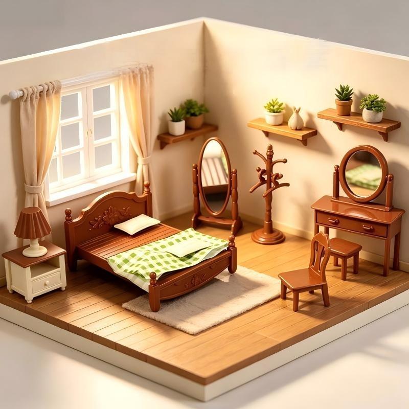 Nowe miniaturowe meble do domk – Bedroom Furniture recenzja i cena