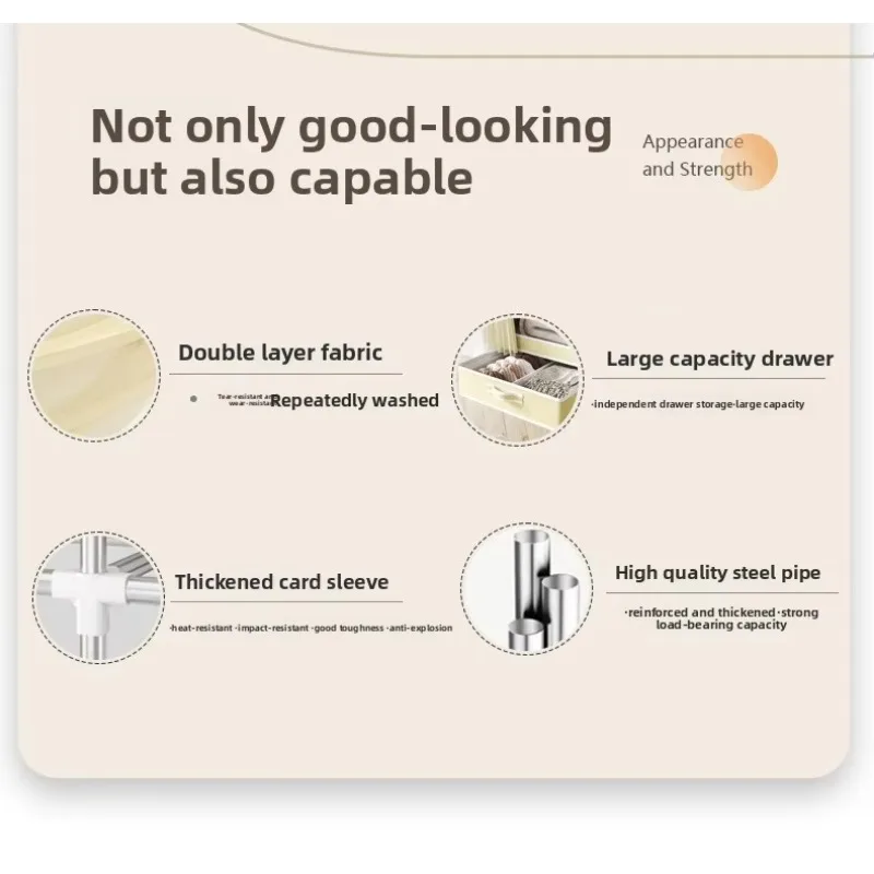Przenośna szafa z pokryciem, s – Wardrobe Closet Portable Fabric Cover recenzja i cena