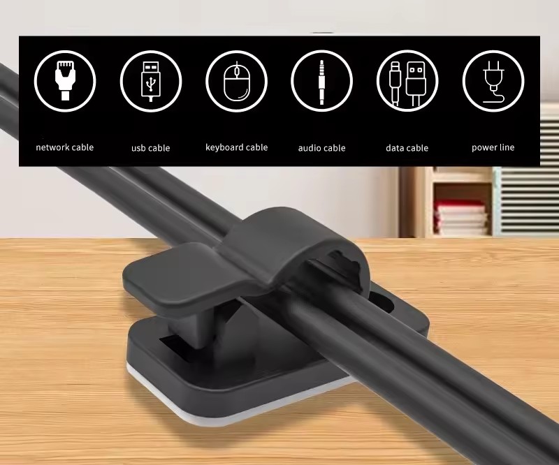 Samoprzylepne klipsy do kabli, – Office Furniture recenzja i cena