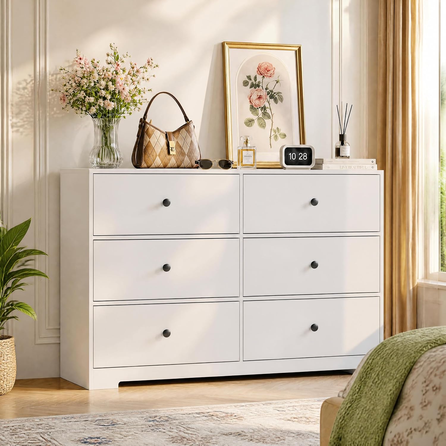 Komoda z 6 szufladami do sypia – Bedroom Furniture recenzja i cena