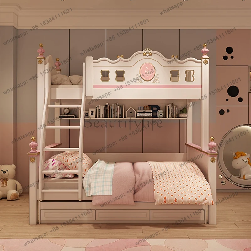 Nowoczesne luksusowe łóżka pię – Bunk Bed With Stairs And Slide recenzja i cena