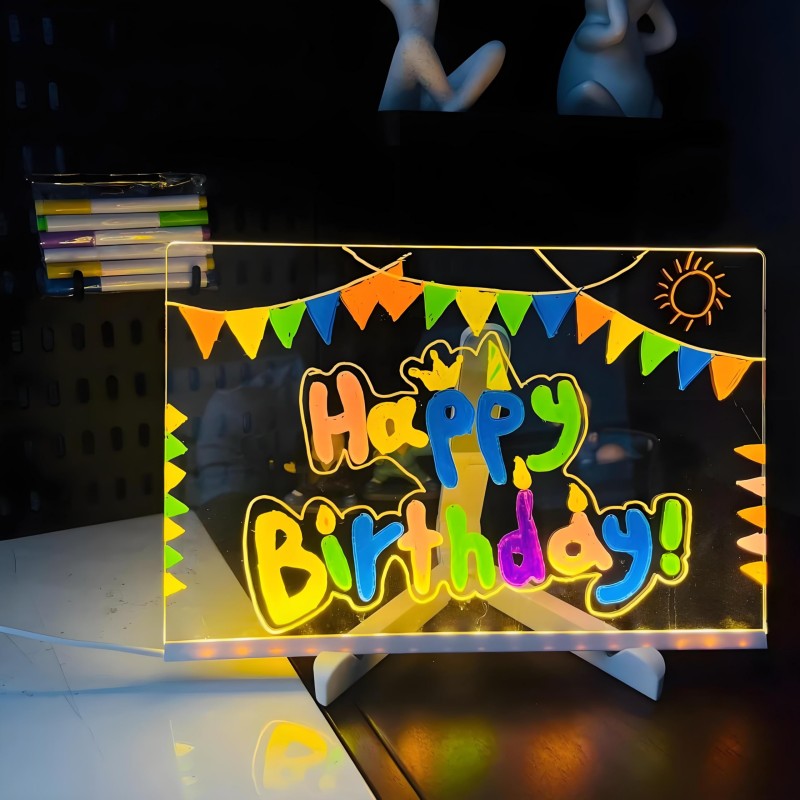 Tablica LED z lampką nocną, ko – Floating Nightstand With Led Light recenzja i cena