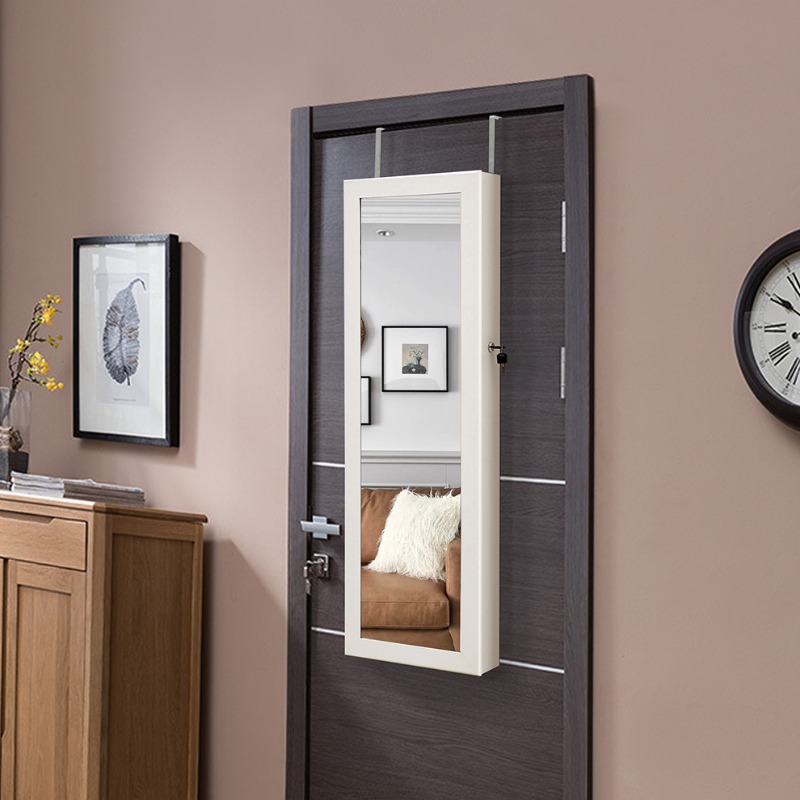Lustro na całą postawę, lustro – Full Length Mirror Jewelry Armoire recenzja i cena