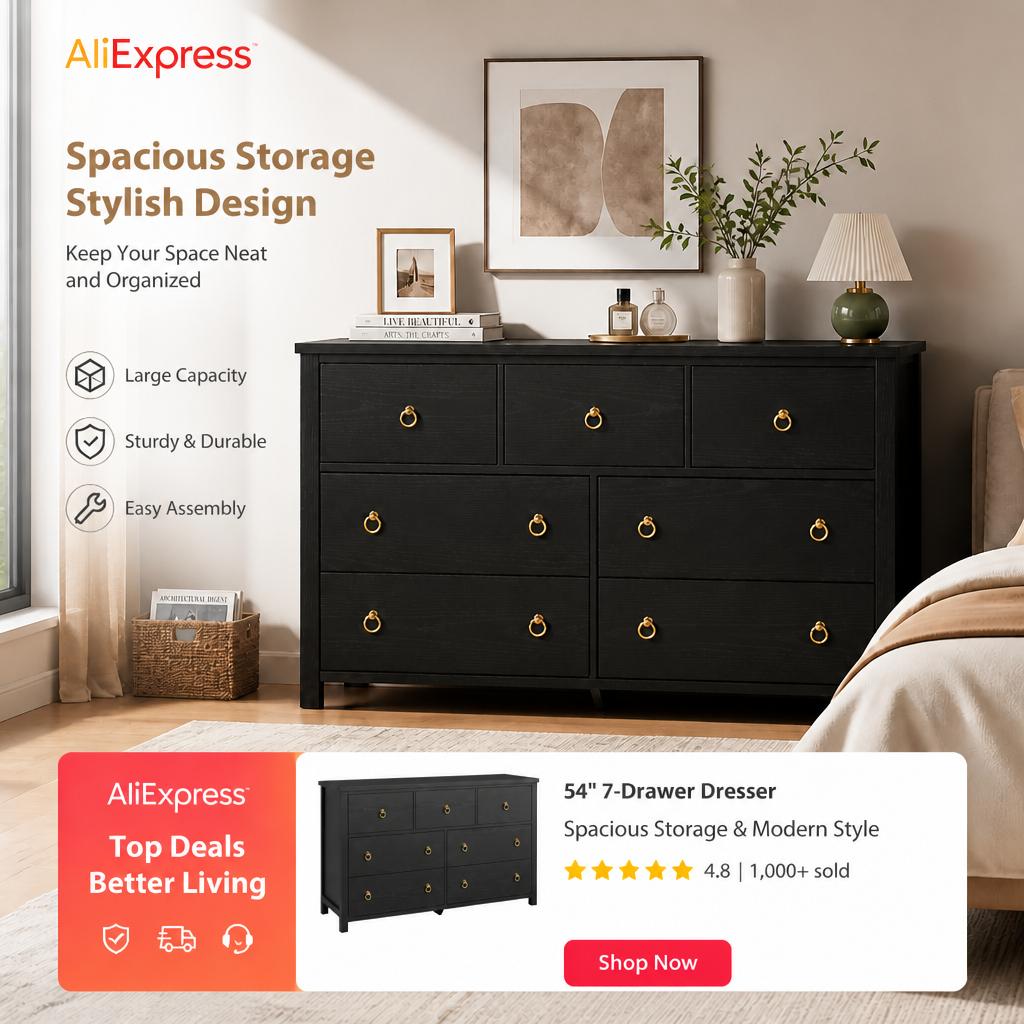 Komoda z szufladami Garvee7 do – Bedroom Furniture recenzja i cena