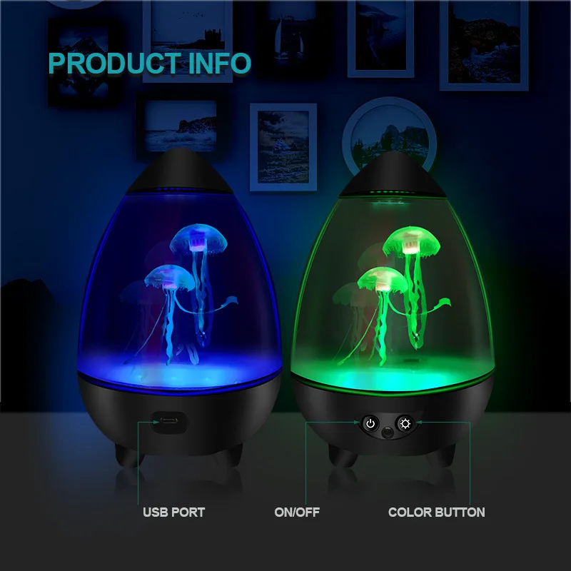 Lampa LED w kształcie ryby Nas – Floating Nightstand With Led Light recenzja i cena