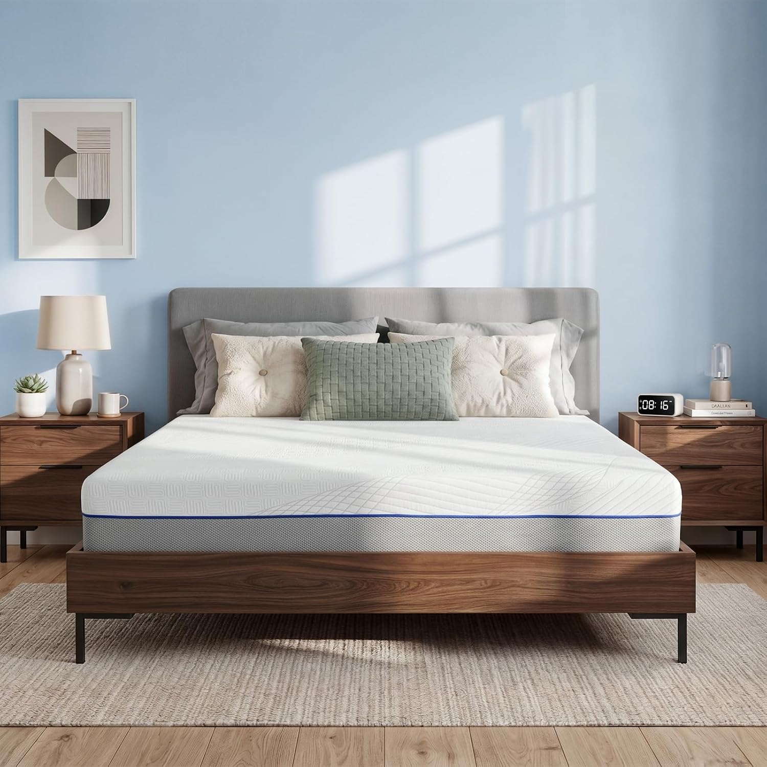 Materac Queen Size, 30 cm, z p – Memory Foam Mattress In A Box Queen recenzja i cena