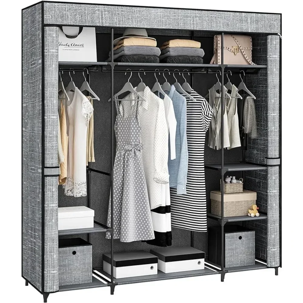 Szafa &Closet, przenośna szafa – Wardrobe Closet Portable Fabric Cover recenzja i cena