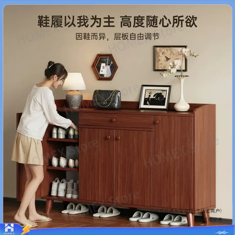 Antyczna szafka na buty, ławka – Shoe Rack Cabinet Narrow Entryway recenzja i cena